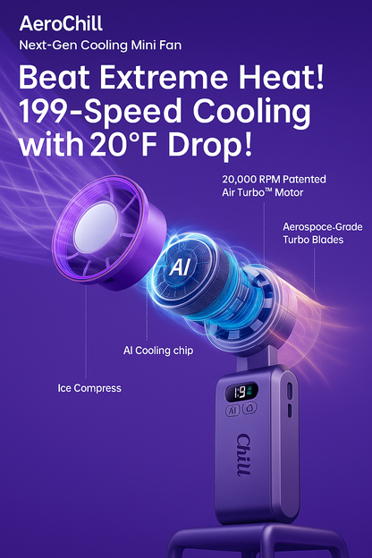 AeroChill™  Handheld Fan